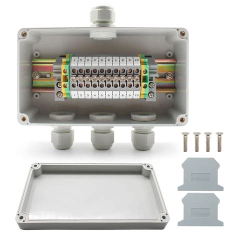 rail mounted junction box